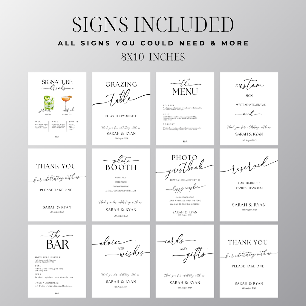 These Kids Are Getting Married Rehearsal Dinner Stationery Pack | Editable Canva Templates