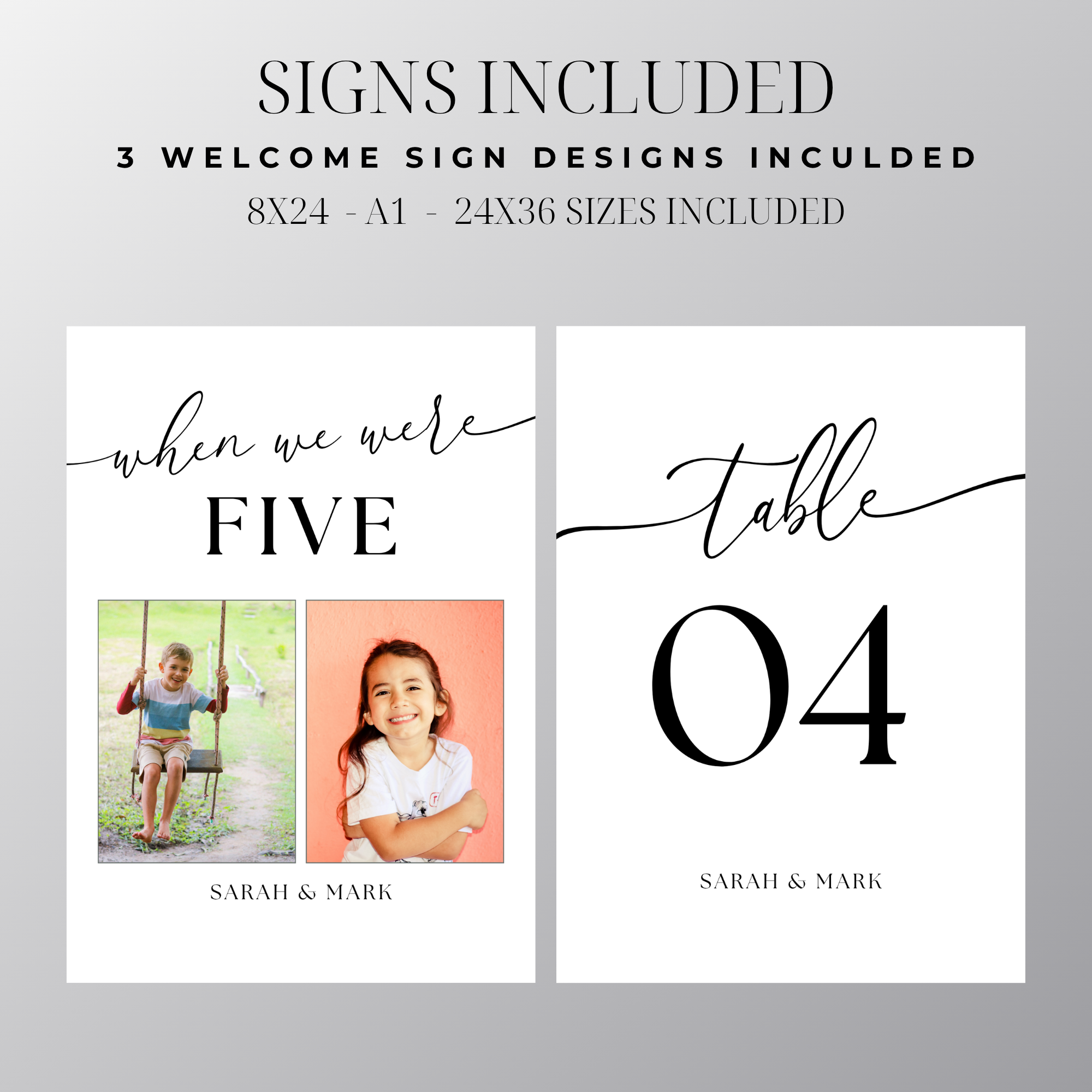 These Kids Are Getting Married Rehearsal Dinner Stationery Pack | Editable Canva Templates