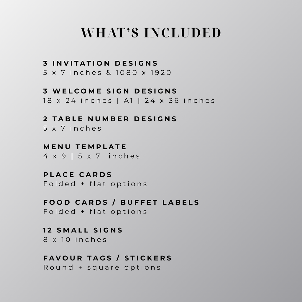 These Kids Are Getting Married Rehearsal Dinner Stationery Pack | Editable Canva Templates